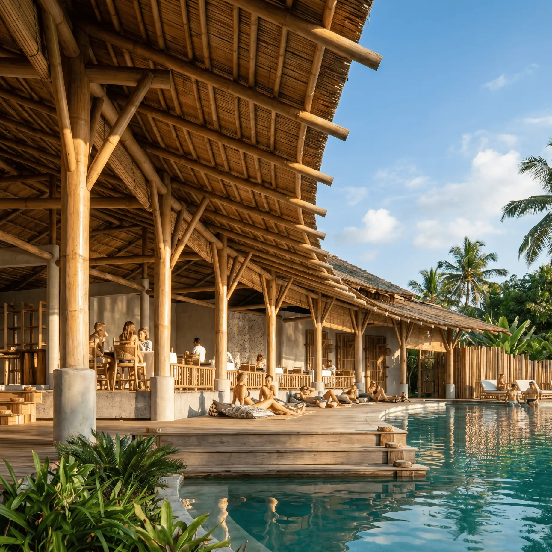 ออกแบบตกแต่งภายในโรงแรมปราณบุรี โดย Grid Architect